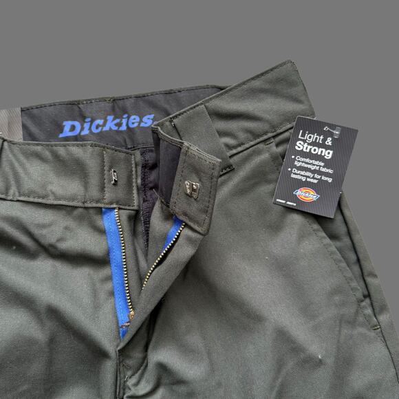 Dickies Flex Twill Slim Fit Dark Green Work Pants 30x32 NWT - Picture 6 of 8